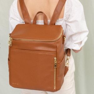 Azaria La Mere Original Convertible Diaper Bag Backpack - Caramel